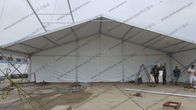 Aluminum Frame PVC Event Tent Red / Outdoor PVC Ramadan Tent Transparent Cover