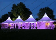 Outdoor Parties Wedding Event Tents With Beautiful Lights Show And Decoration Linging