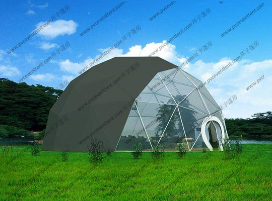 Outdoor Dome Shaped Tent With Inside Decoration , Customized Transparent Dome Tent