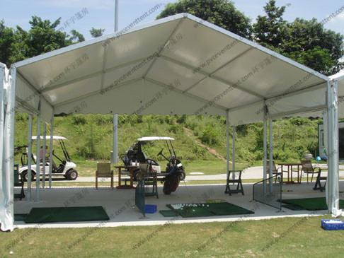 Small Size Outdoor Event Tent Transparent Cover Tear Resistant For Golf Course Rest